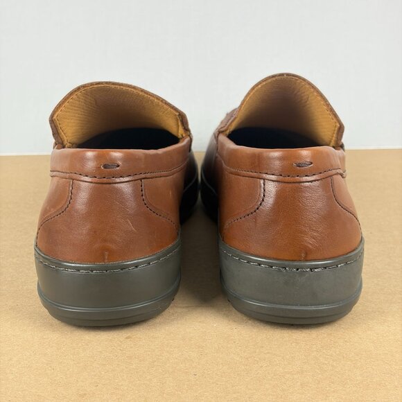 Cole Haan Grandseries Hamlin Traveler Leather Loafers Mens 12 Brown Slip On - Picture 4 of 10